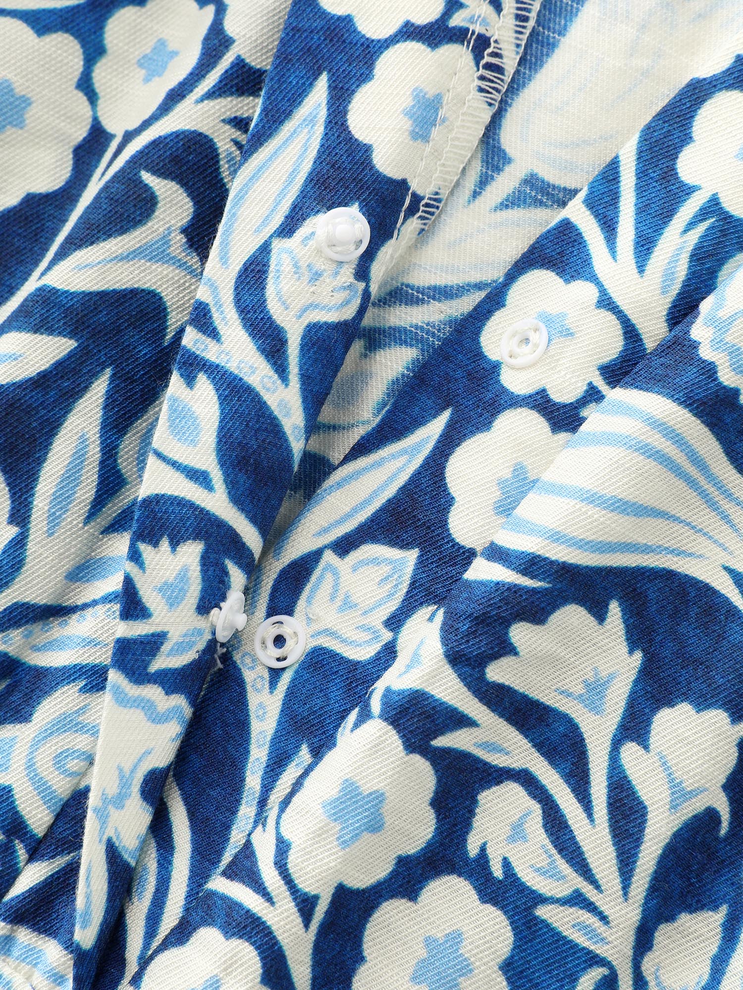 Floral Print Cinched-Waist Midi Dress - Image 5