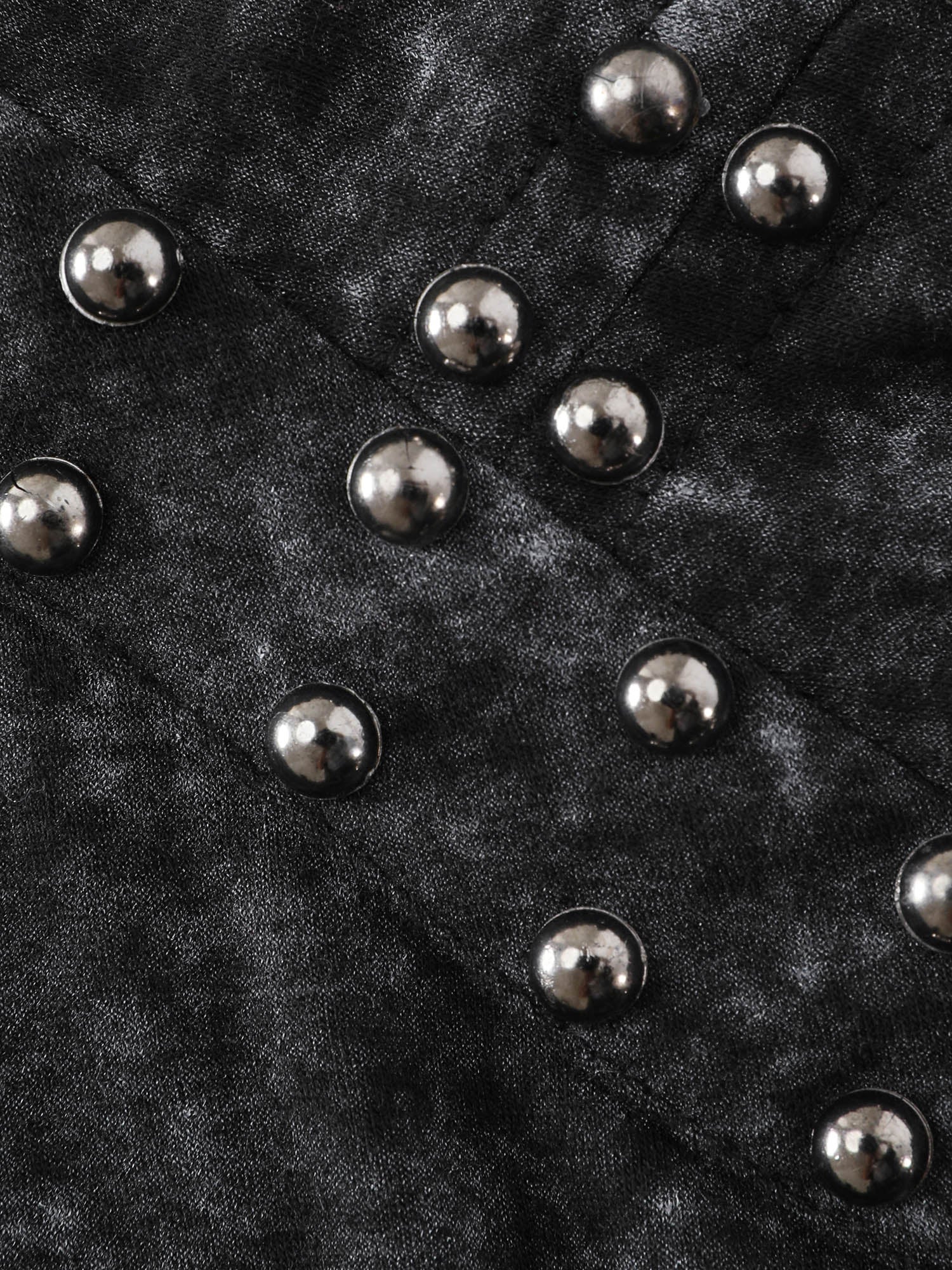 Rivets Snowflake Effect Stretchy T-Shirt - Image 6