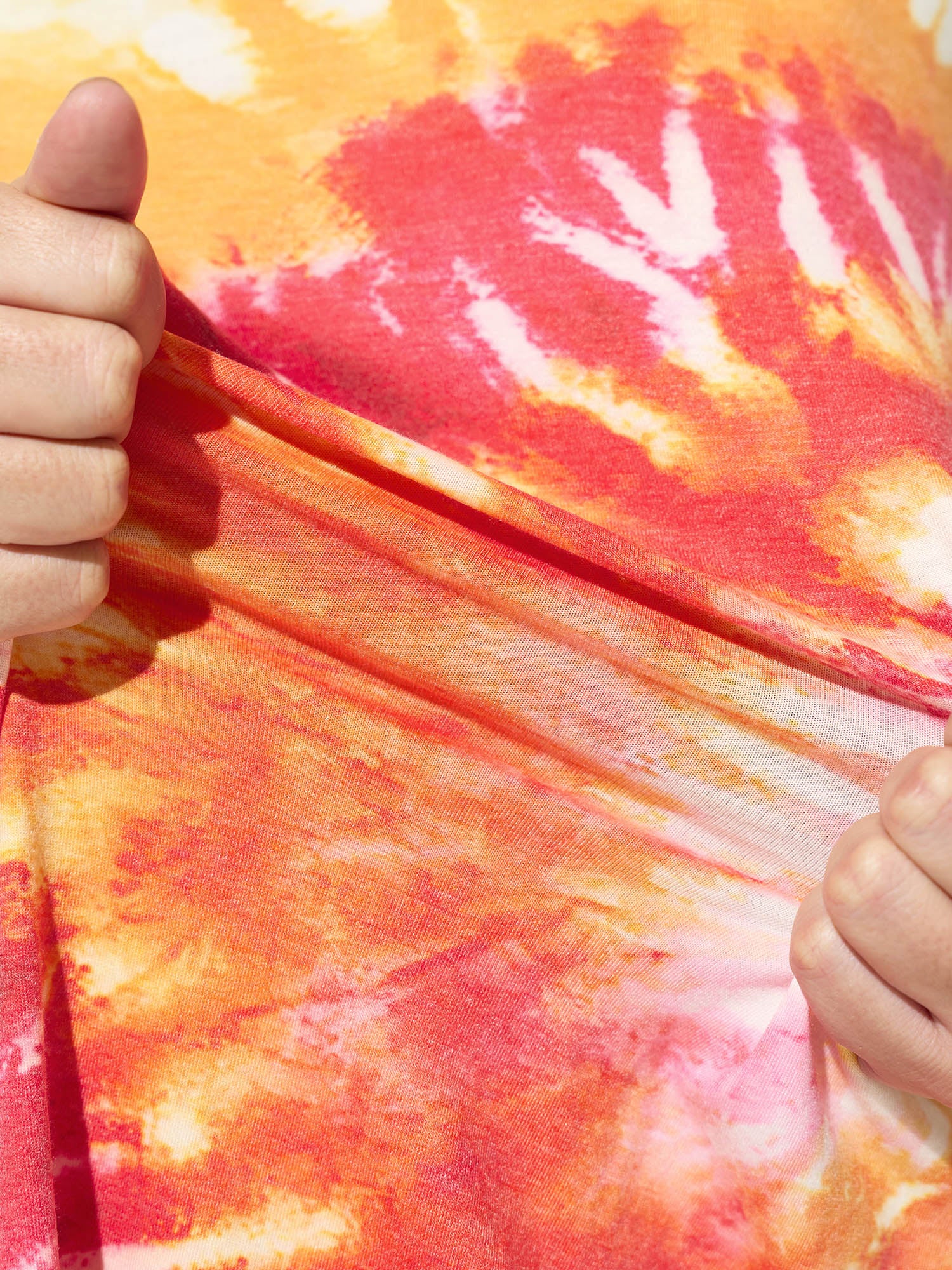 Stretchy Tie-Dye Effect Sleeveless Mini Knit Dress - Image 4