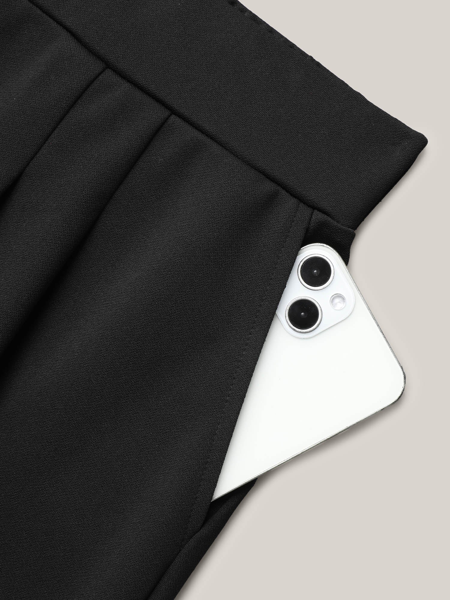 Stretchy-Waist Straight Leg Pants - Image 6
