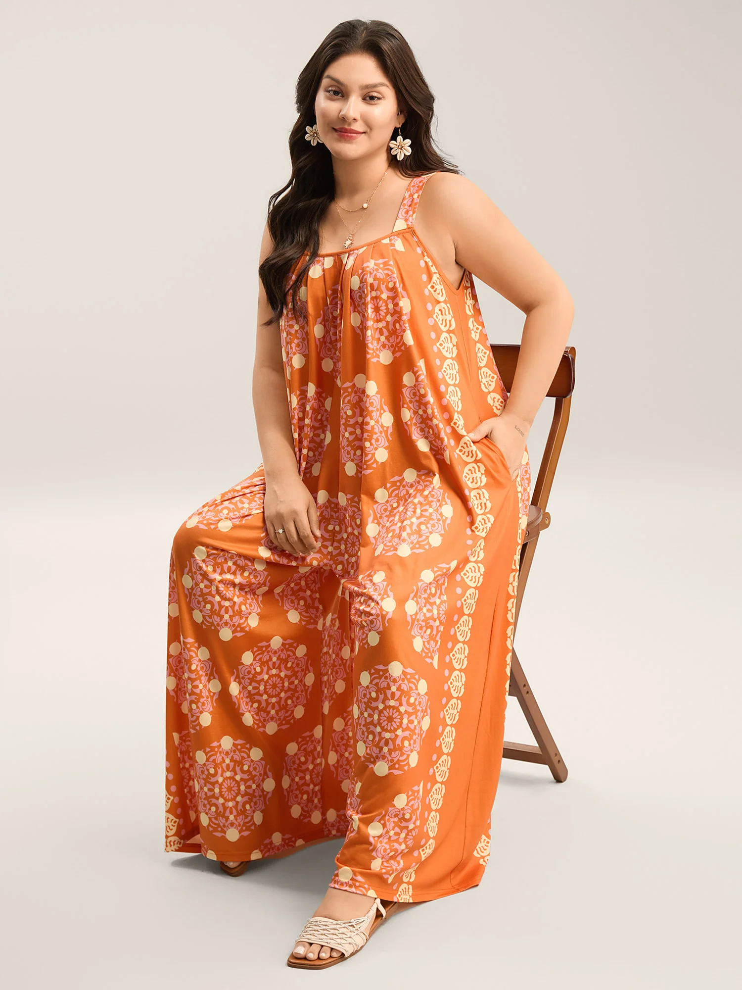 Sunkissed Stretchy Adjustable Strap Jumpsuit - Image 10
