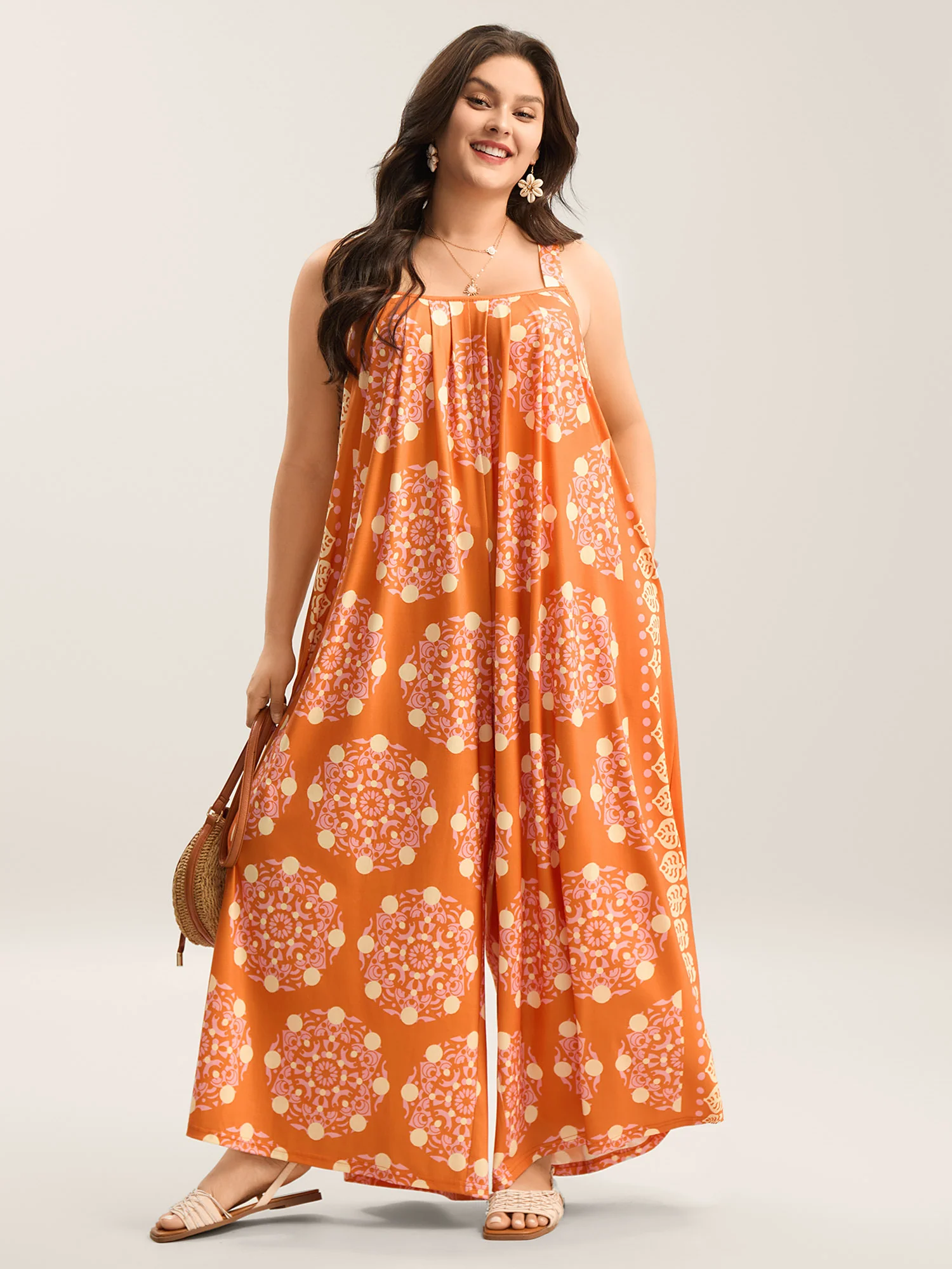 Sunkissed Stretchy Adjustable Strap Jumpsuit - Image 11
