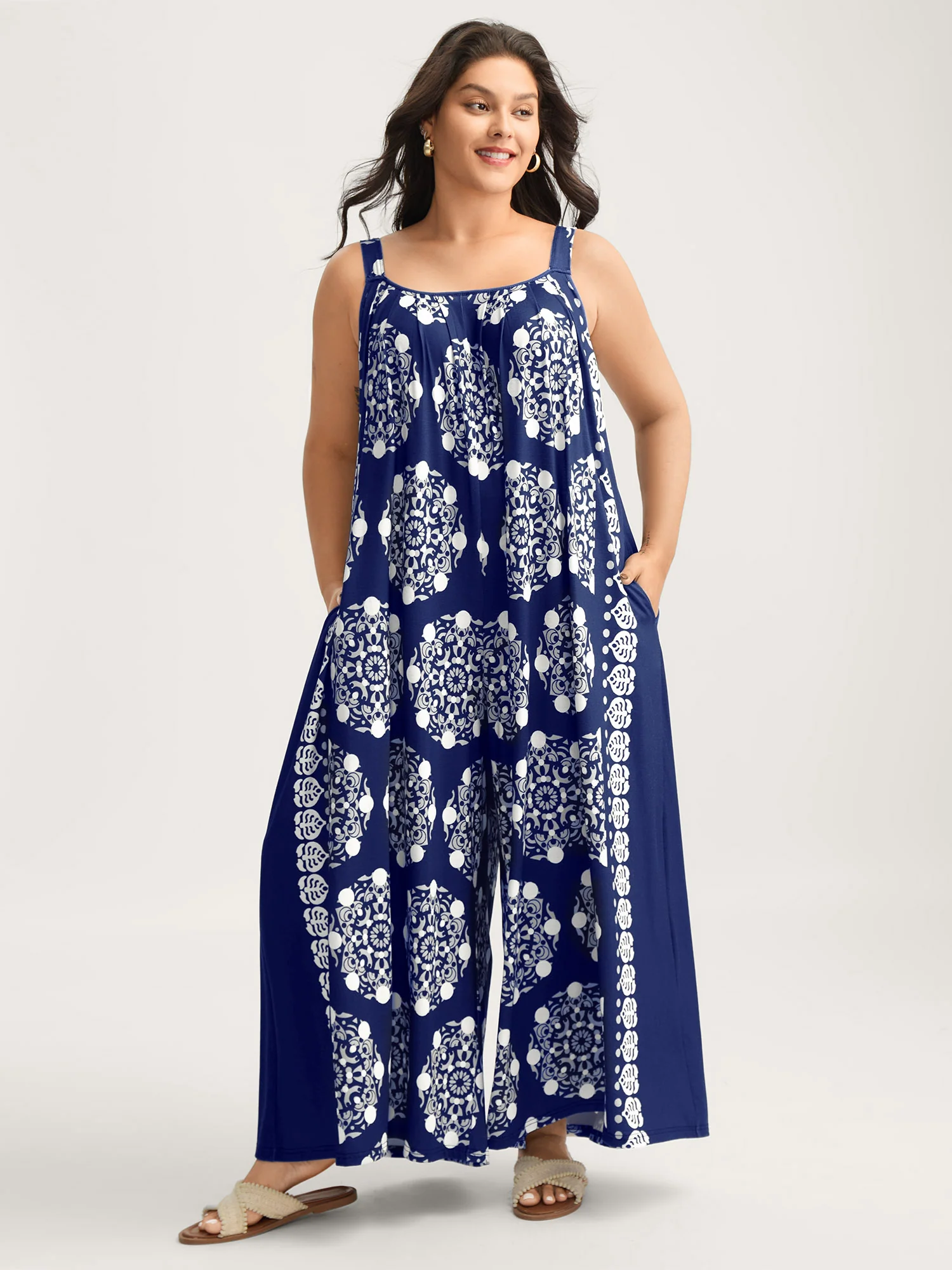 Sunkissed Stretchy Adjustable Strap Jumpsuit - Image 17