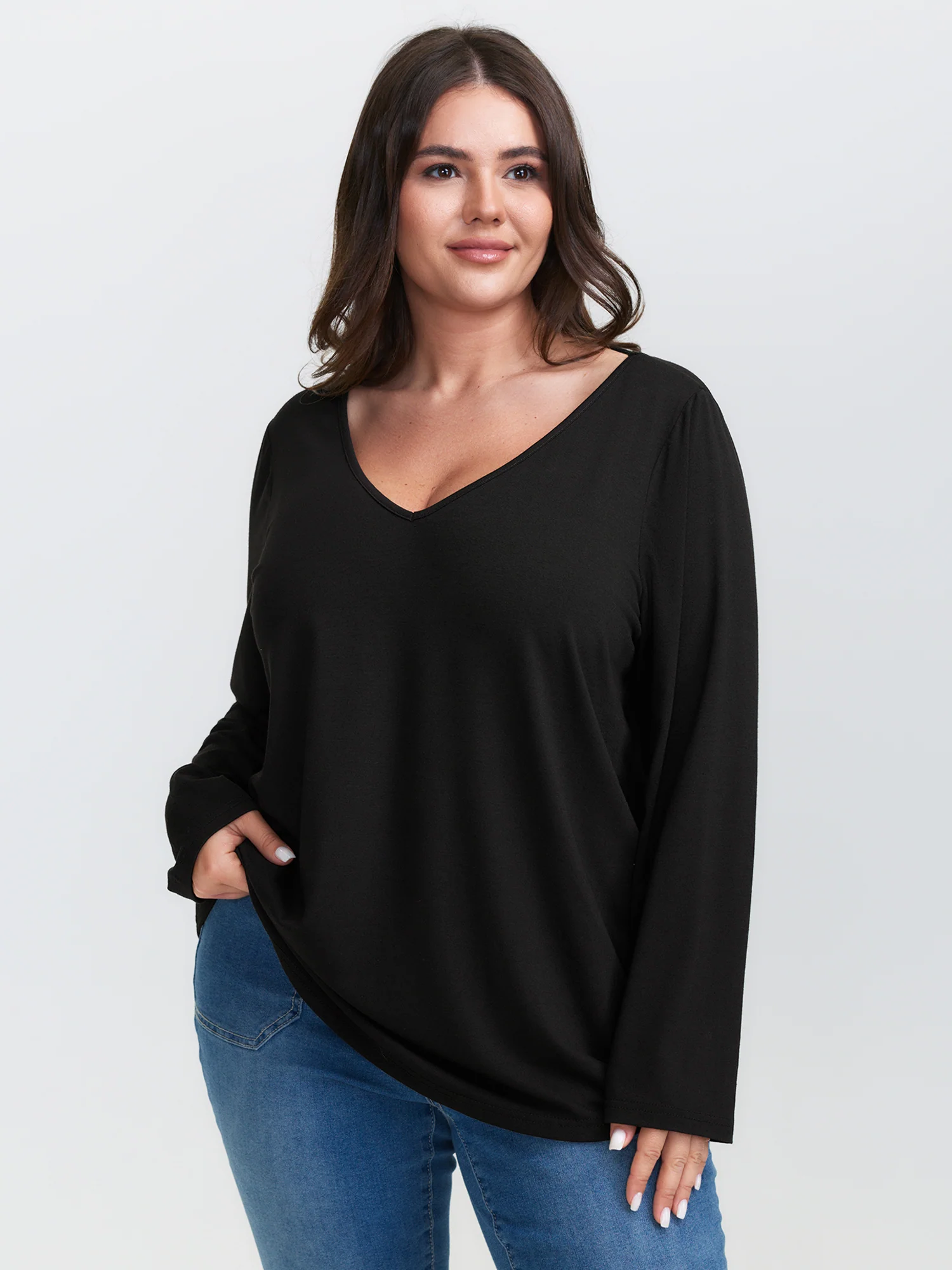 Supersoft Backless Cross-Tie T-Shirt - Image 2