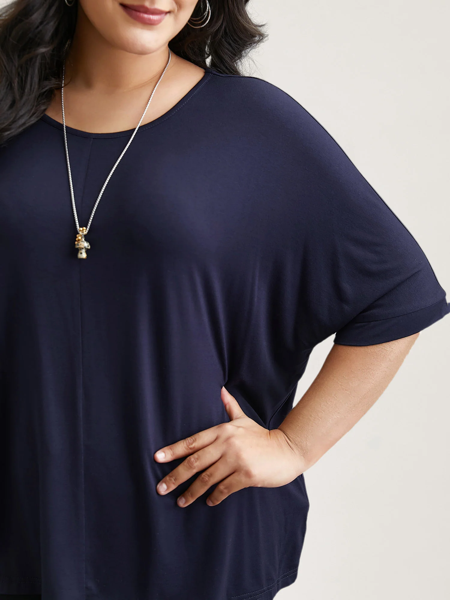 Supersoft Round Neck Plain T-Shirt - Image 19