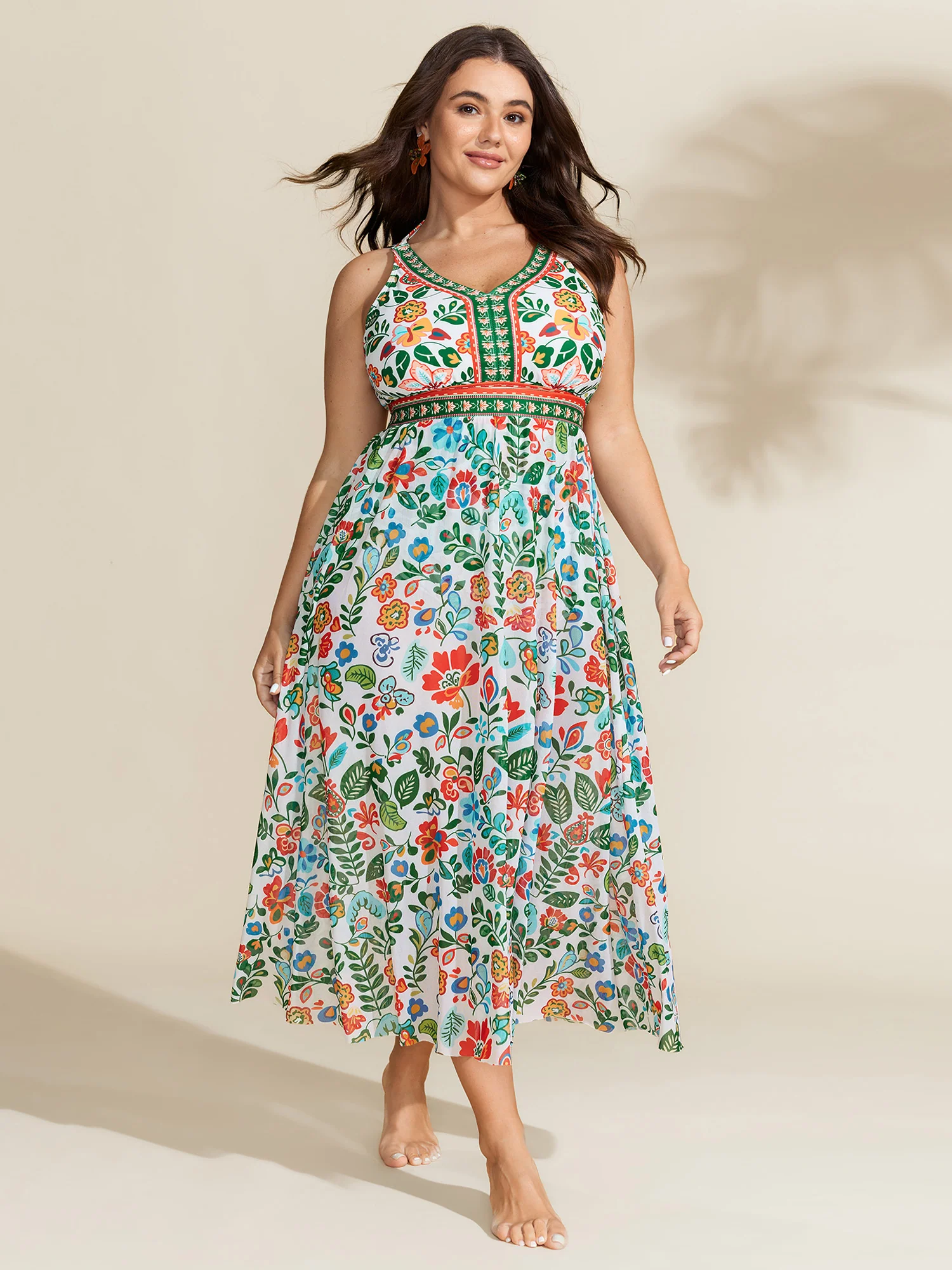 Two-Piece Tummy-Control Sarong Swimsuit - Image 3